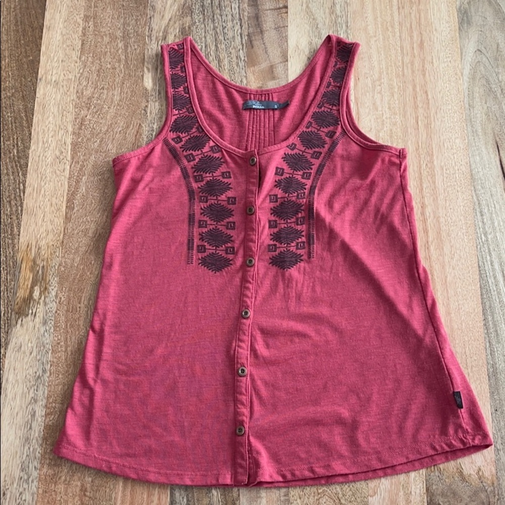 Prana pink tank top